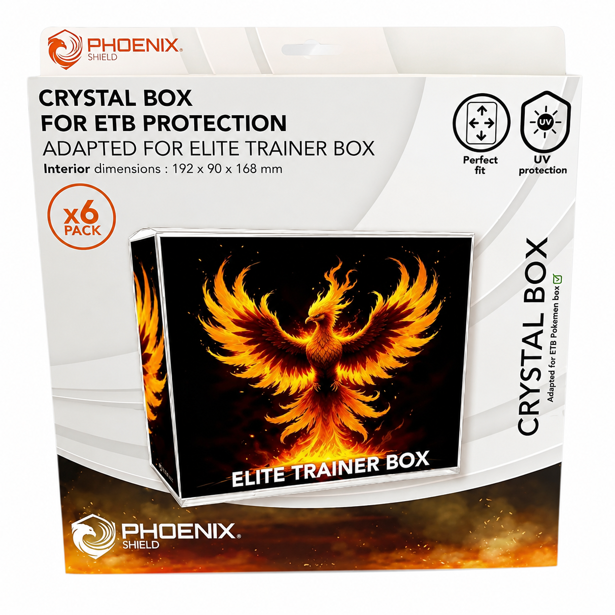 FUNDA PROTECTORA TRANSPARENTE POKEMON BOOSTER BOX 36 SOBRES