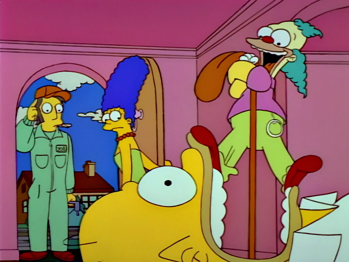 EVIL KRUSTY THE CLOWN TALKING DOLL - THE SIMPSONS TREEHOUSE OF HORROR - JAKKS PACIFIC (44CM)