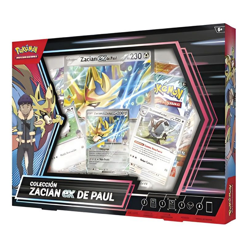 CAJA POKEMON ZACIAN EX DE PAUL MARZO 2025 (ESPAÑOL)