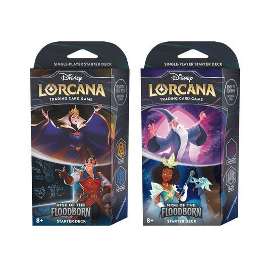 DISNEY LORCANA SERIE 2 - RISE OF THE FLOODBORN STARTER DECK (INGLÉS)