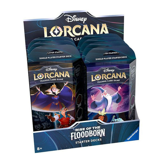 DISNEY LORCANA SERIE 2 - RISE OF THE FLOODBORN STARTER DECK (INGLÉS)