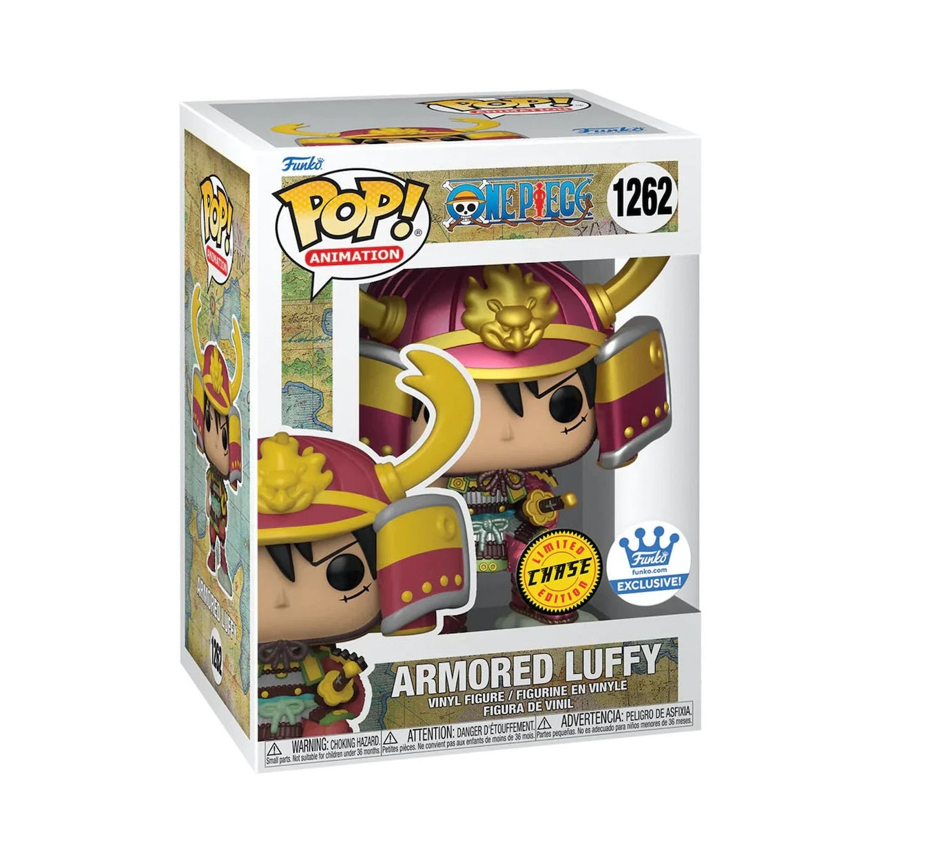 FUNKO POP ONE PIECE ARMORED LUFFY CHASE FUNKOSHOP EXCLUSIVE #1262