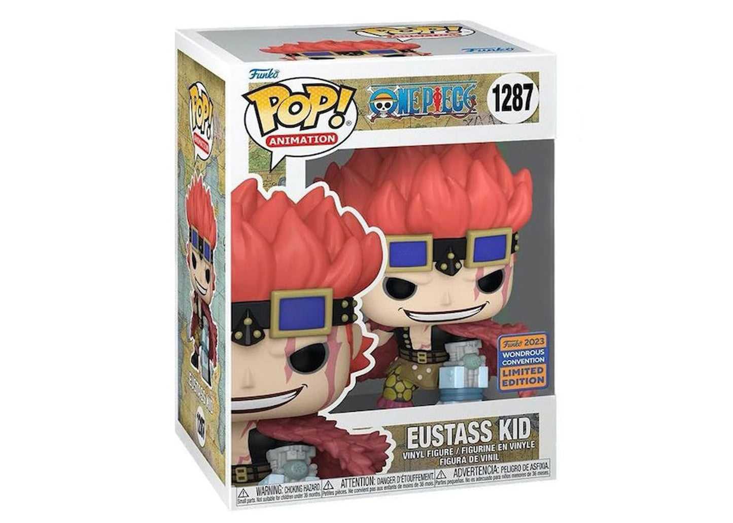 FUNKO POP ONE PIECE EUSTASS KID 2023 WONDROUS CONVENTION #1287