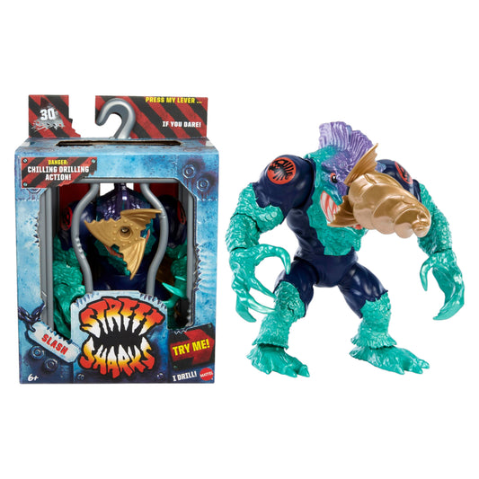 STREET SHARKS 2024 SLASH MATTEL 30TH ANNIVERSARY 6" ARTICULATED