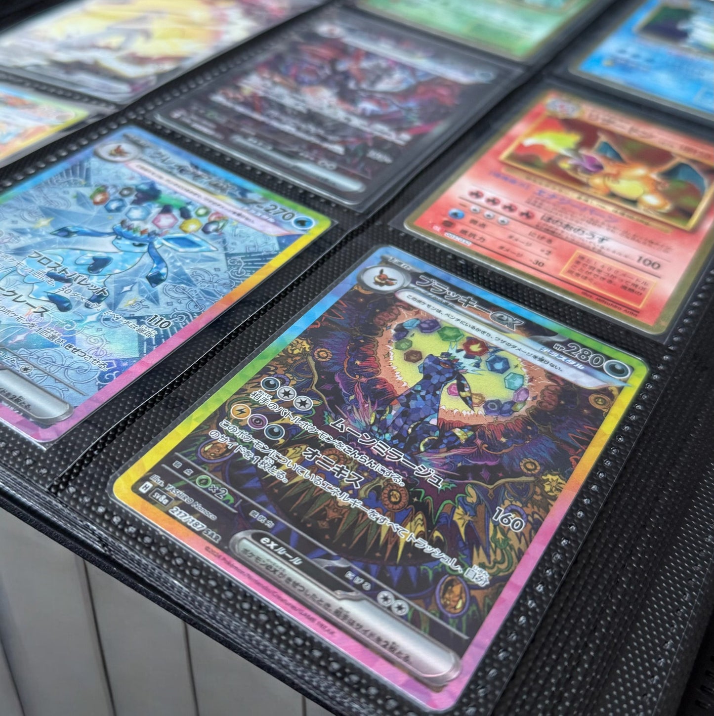 ÁLBUM LIGERO 360 CARTAS TCG - NEGRO