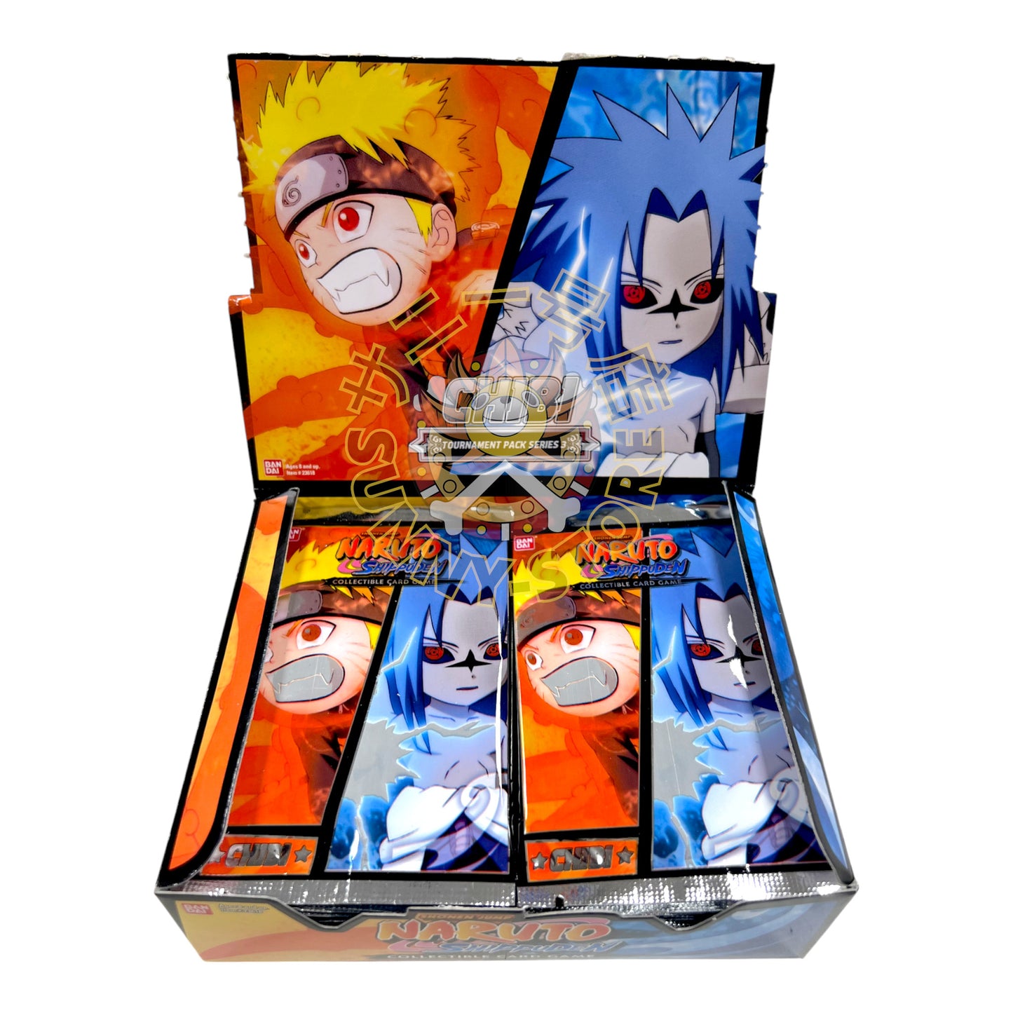 BOOSTER NARUTO CCG BANDAI CHIBI TOURNAMENT PACK SERIES 3 (INGLÉS)