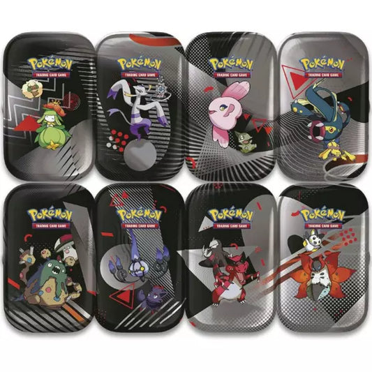 FULGOR NEGRO & LLAMA BLANCA MINI LATA POKEMON SV10.5 (ESPAÑOL)