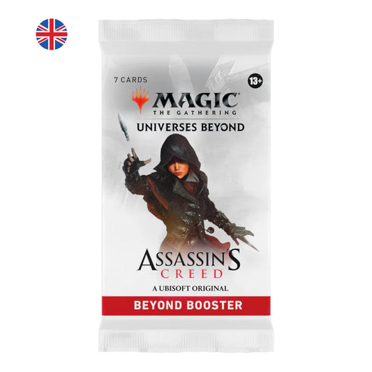 BEYOND BOOSTER ASSASSIN’S CREED MAGIC THE GATHERING - SOBRE EN INGLÉS