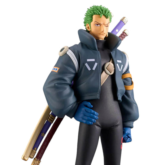 FIGURA ONE PIECE RORONOA ZORO EGGHEAD DXF GRANDLINE SERIES BANPRESTO