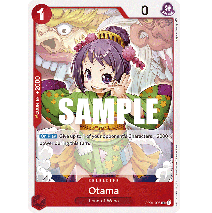 ONE PIECE CARD GAME OP01-006 UC OTAMA "ROMANCE DAWN INGLÉS"