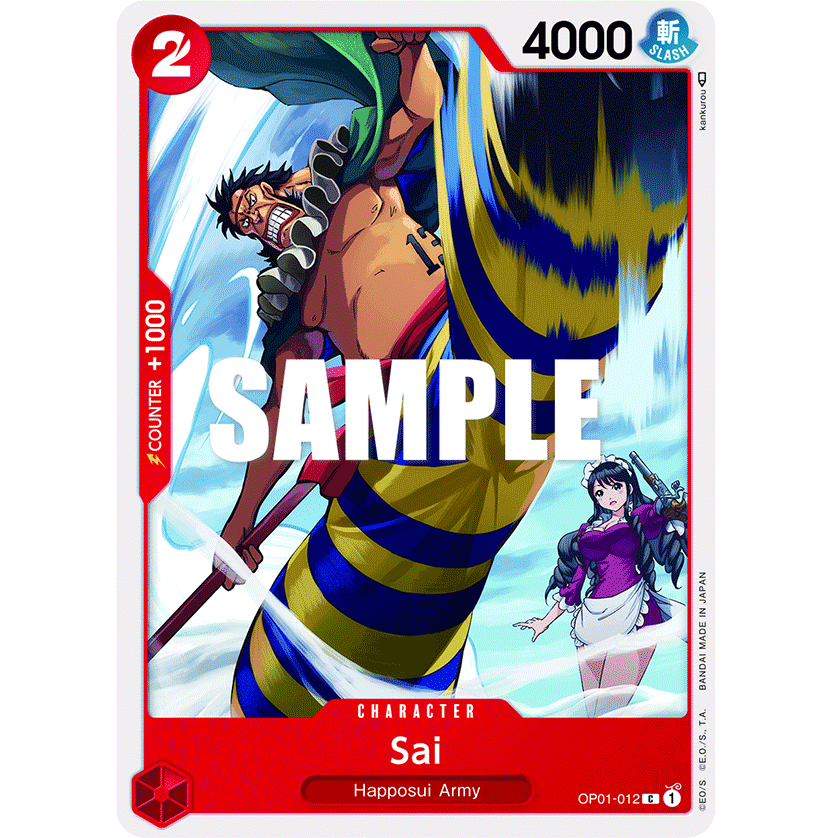one piece card game romance dawn op01 ONE PIECE CARD GAME OP01-012 C SAI "ROMANCE DAWN ENGLISH" – SUNNY COLLECTIBLES S.L