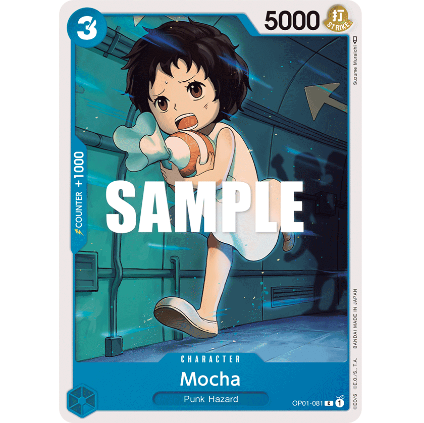ONE PIECE CARD GAME OP01-081 C MOCHA "ROMANCE DAWN ENGLISH"