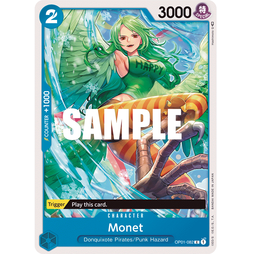 ONE PIECE CARD GAME OP01-082 C MONET "ROMANCE DAWN ENGLISH"