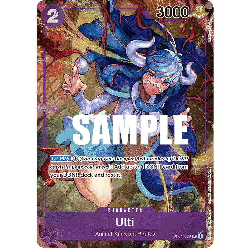 ONE PIECE CARD GAME OP01-093 R ULTI (V.2) "ROMANCE DAWN ENGLISH"