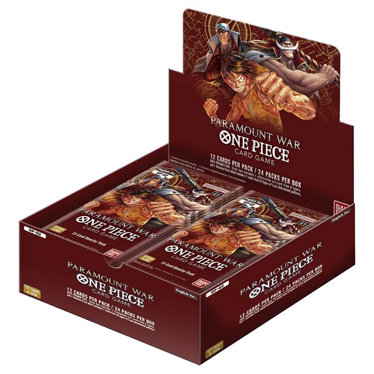 ONE PIECE OP02 "PARAMOUNT WAR" CAJA INGLÉS 1ST WAVE