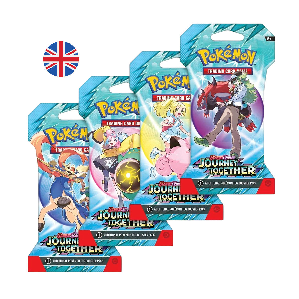 SLEEVED BOOSTER POKEMON JOURNEY TOGETHER SV9 (INGLÉS)