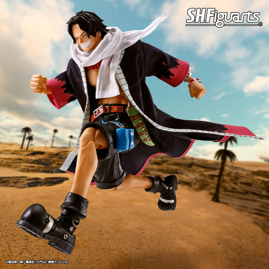 FIGURA ONE PIECE PORTGAS D. ACE -FIRE FIST- S.H. FIGUARTS BANDAI SPIRITS TAMASHII NATIONS 15,5 CM