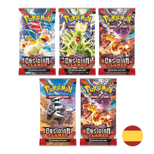 SOBRE POKEMON SV3 LLAMAS OBSIDIANAS (ESPAÑOL)