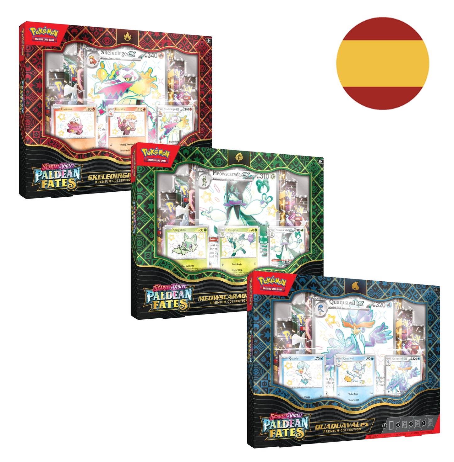 PREMIUM COLLECTION POKEMON TCG PALDEA FATES SV4.5 (SPANISH)