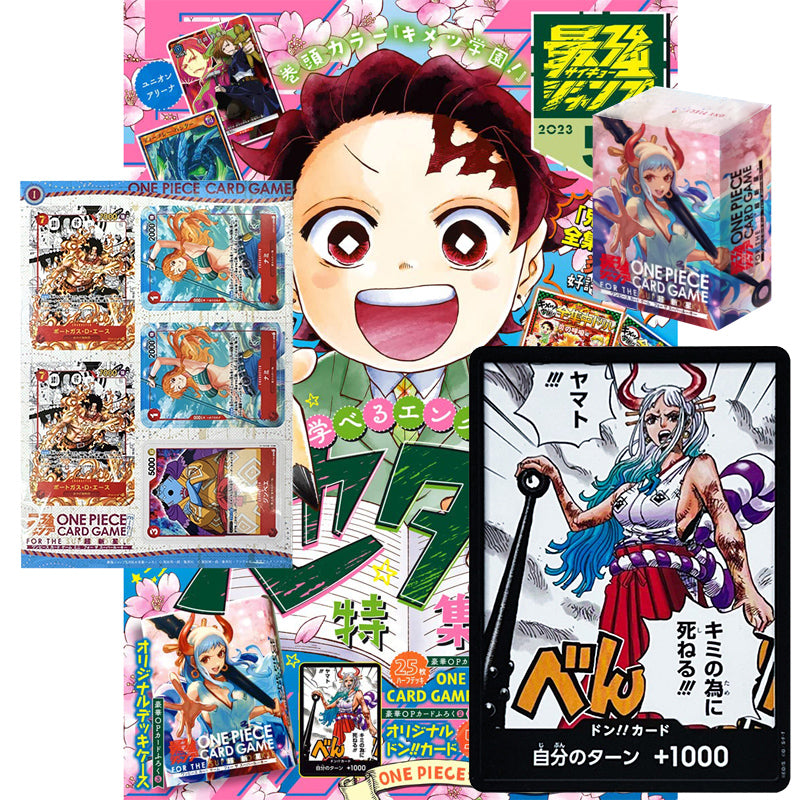 SAIKYO JUMP MAGAZINE MAY Nº 5 2023 - 25 ONE PIECE MINI CARDS