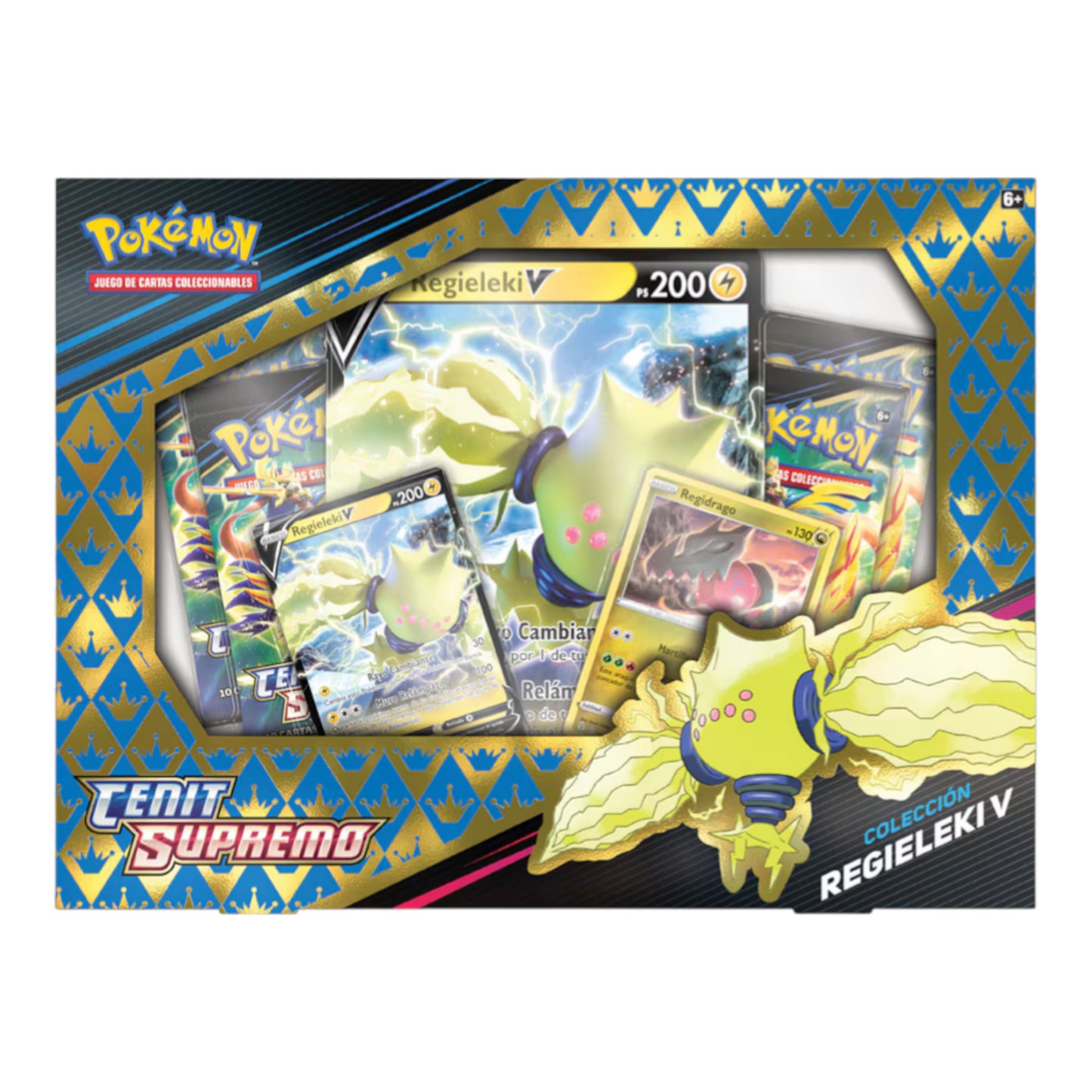 POKEMON TCG BOX REGIDRAGO/REGIELEKI V CENIT SUPREMO (ESPAÑOL)