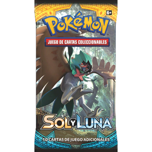 BOOSTER POKEMON SOL Y LUNA - SOBRE EN ESPAÑOL