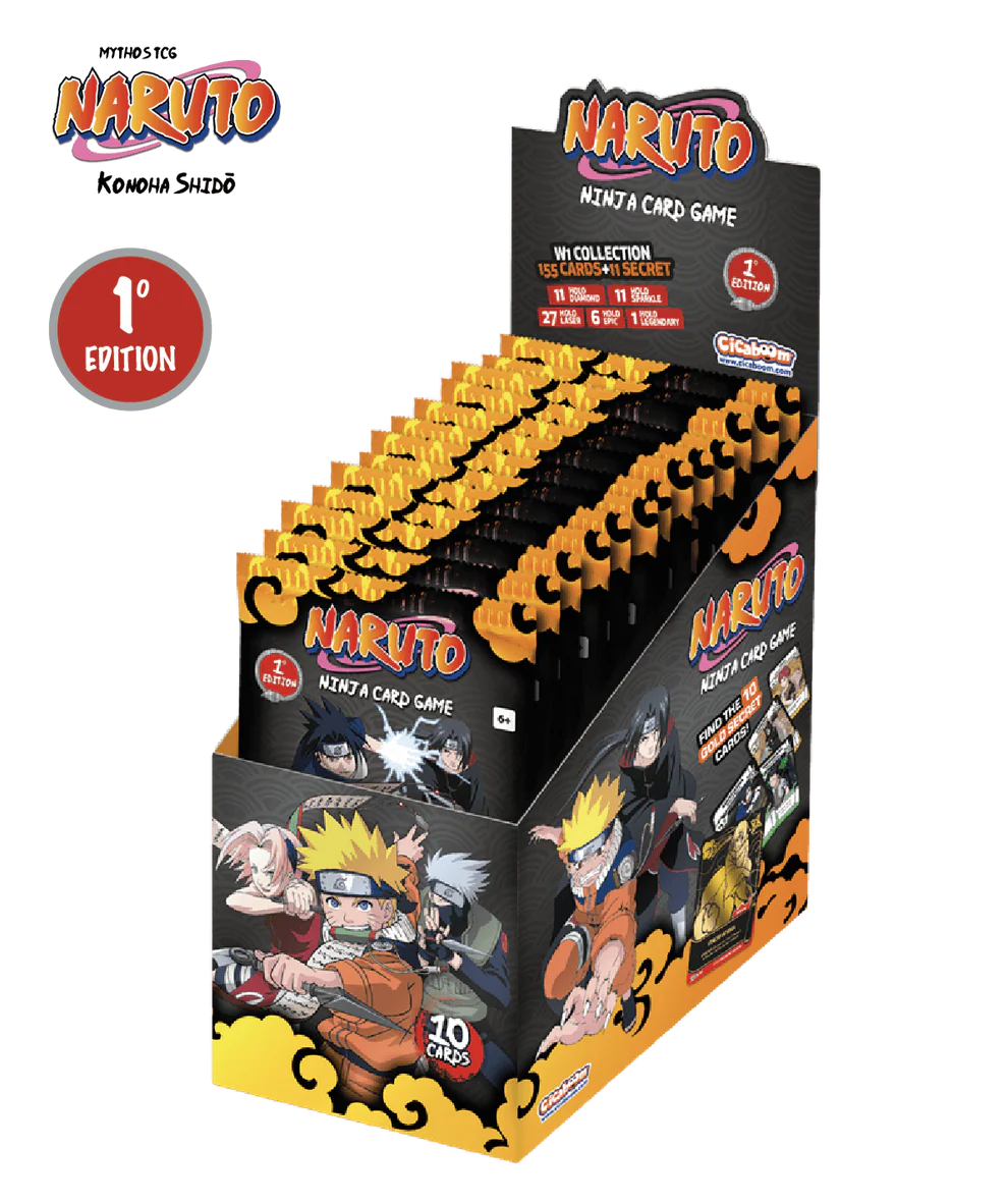 NARUTO MYTHOS TCG FIRST SET BOOSTER BOX - 1ST EDITION
