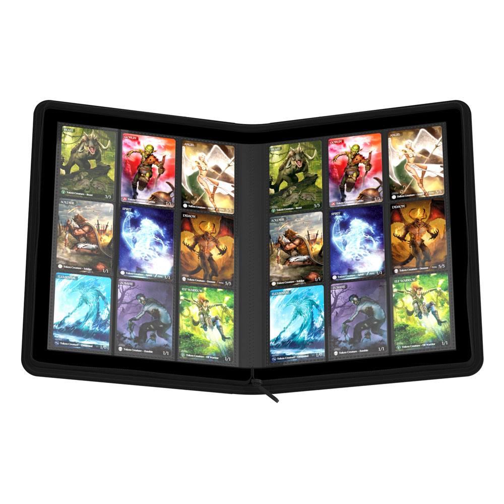 Album cartas TCG Ultimate Guard Zipfolio 360 - 18-Pocket XenoSkin Negro