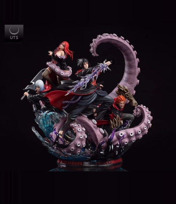 UTS STUDIO NARUTO EAGLE TAKA TEAM SASUKE MIZUZUKI KARIN SHIGEGO 1/7 SCALE STATUE
