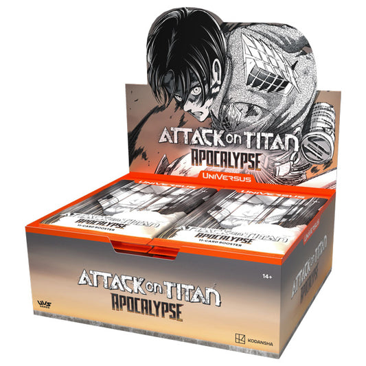 UNIVERSUS CCG: ATTACK ON TITAN - APOCALYPSE HANGING BOOSTER BOX