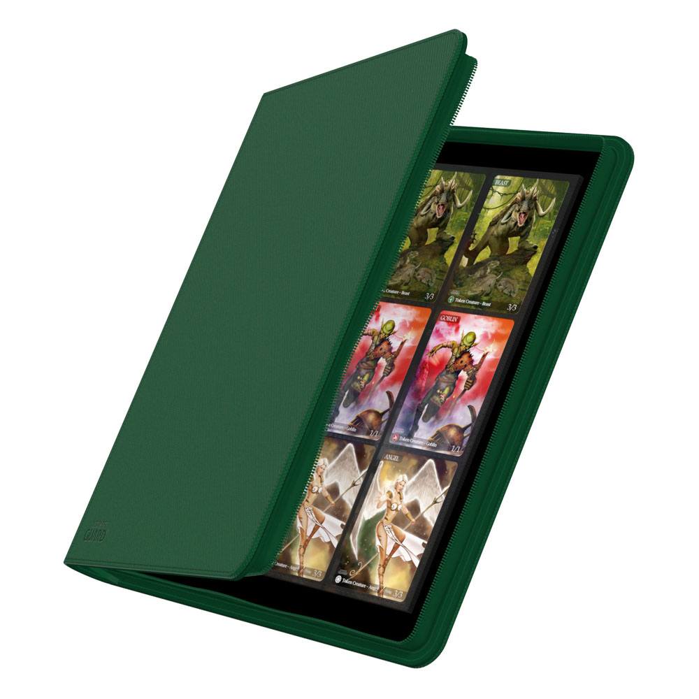 Album cartas TCG Ultimate Guard Zipfolio 480 - 24-Pocket XenoSkin (Quadrow) - Verde