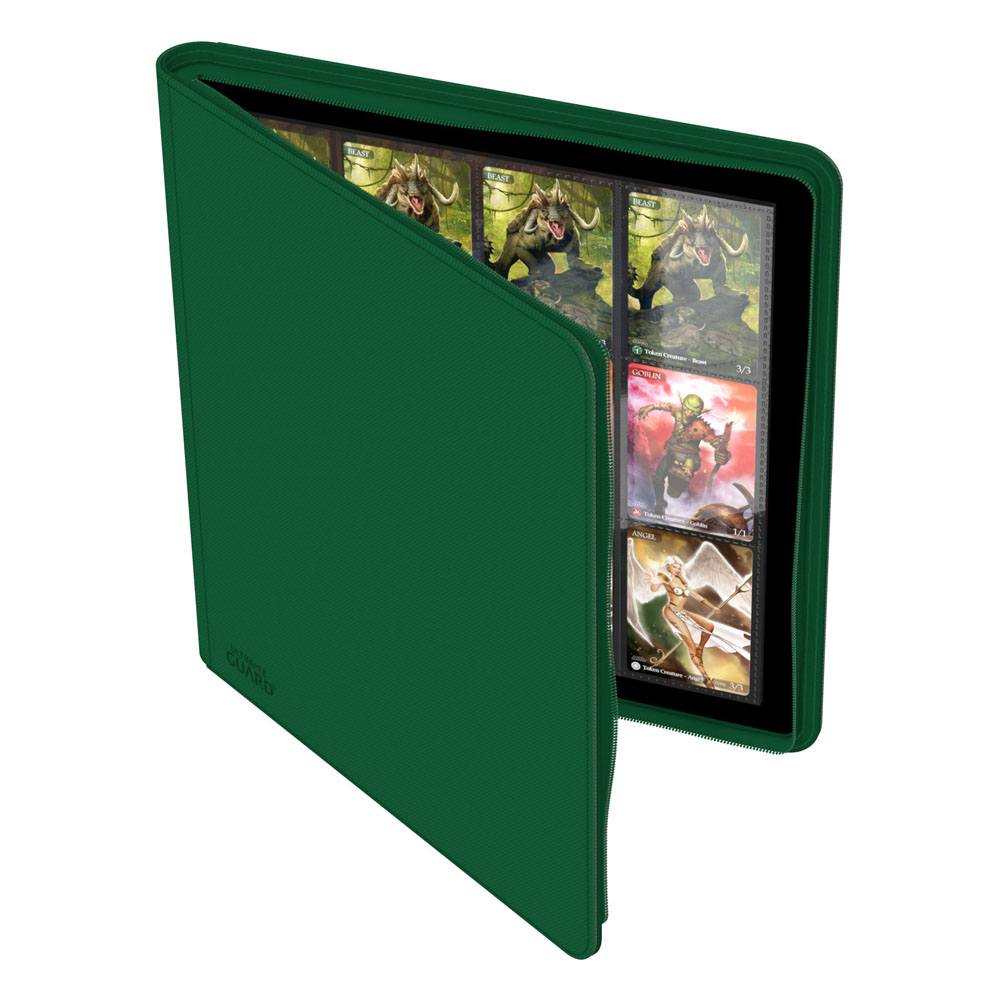 Album cartas TCG Ultimate Guard Zipfolio 480 - 24-Pocket XenoSkin (Quadrow) - Verde