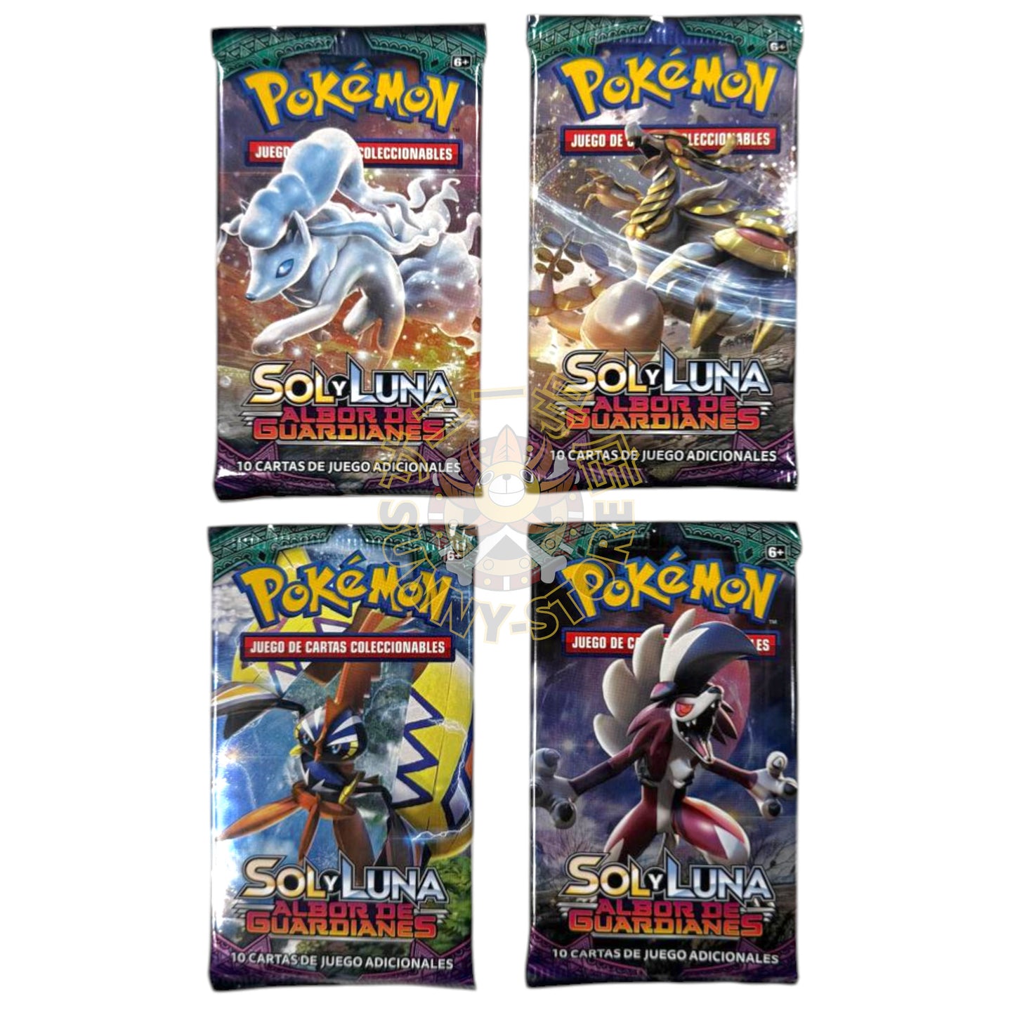 BOOSTER POKEMON SOL Y LUNA ALBOR DE GUARDIANES - SOBRE EN ESPAÑOL