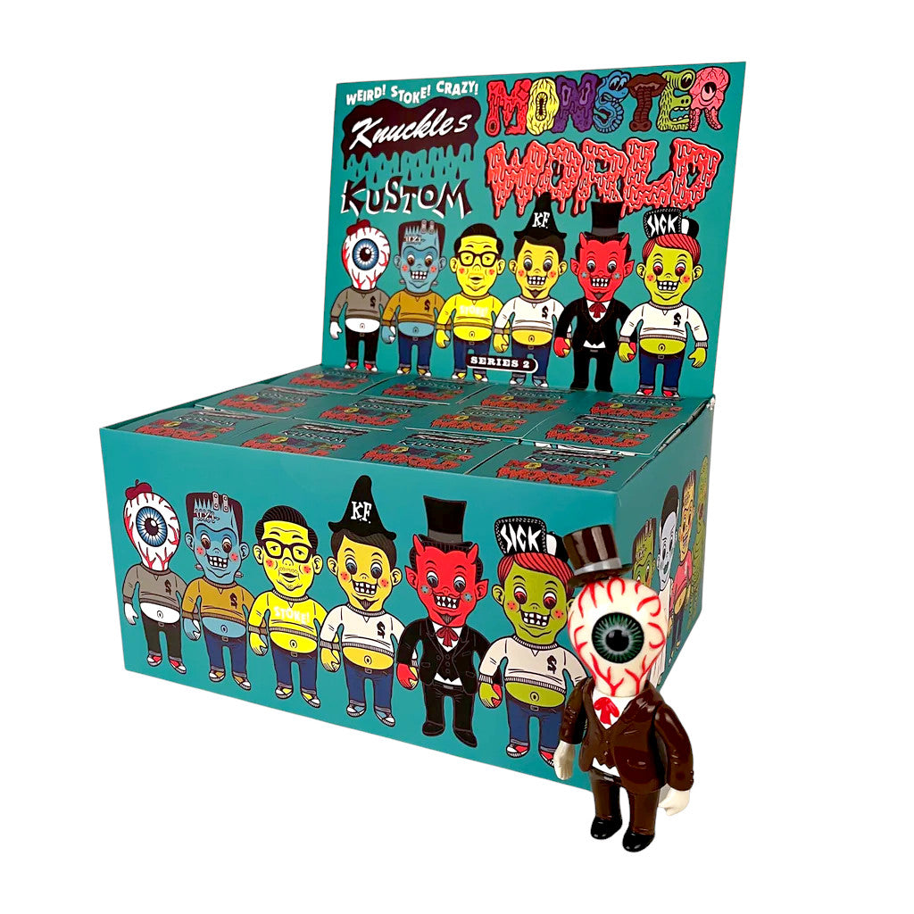 BLIND BOX SOFUBI FIGURE HEADLOCK KNUCKLES KUSTOM MONSTER WORLD SERIES 2