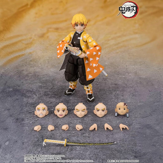FIGURA ZENITSU AGATSUMA DEMON SLAYER - KIMETSU NO YAIBA - S.H. FIGUARTS BANDAI TAMASHII NATIONS