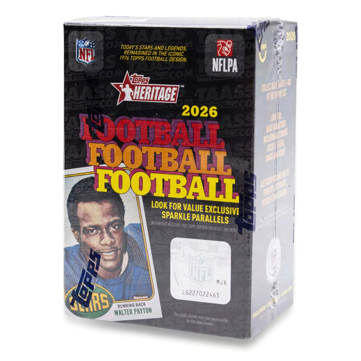 TOPPS HERITAGE FOOTBALL NFL BLASTER BOX 2026