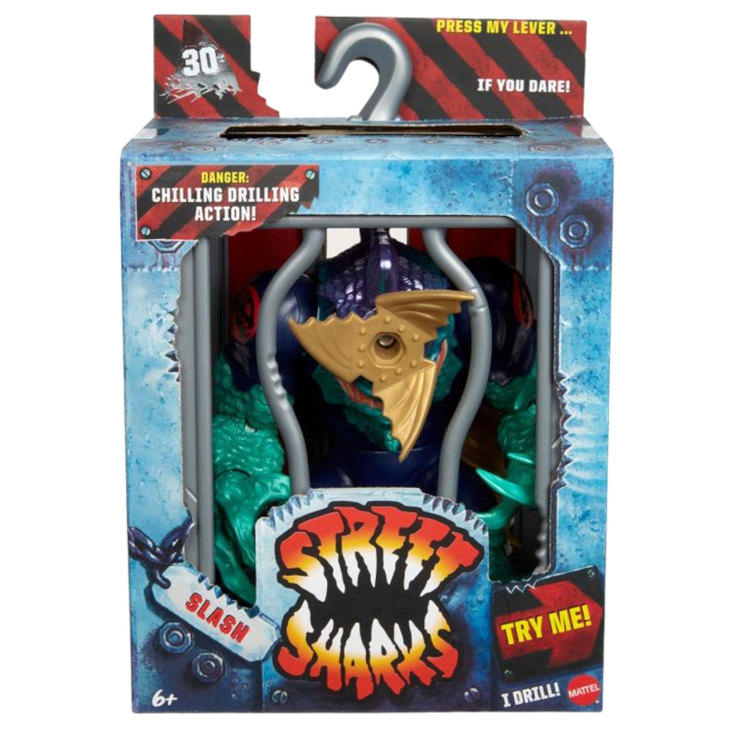 STREET SHARKS 2024 SLASH MATTEL 30TH ANNIVERSARY 6" ARTICULATED