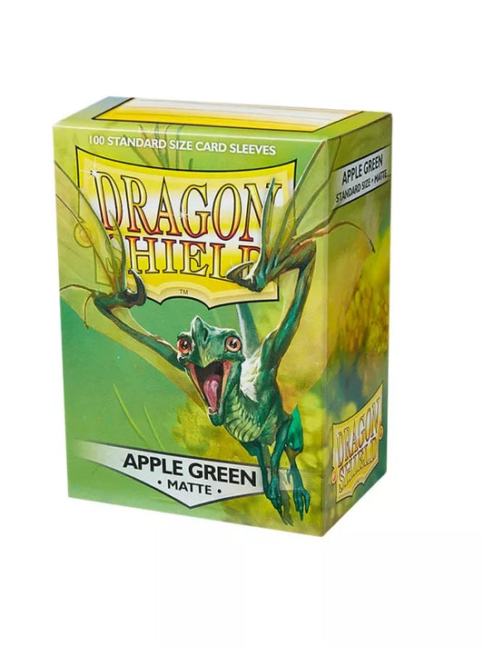 DRAGON SHIELD STANDARD MATTE APPLE GREEN (100 fundas)