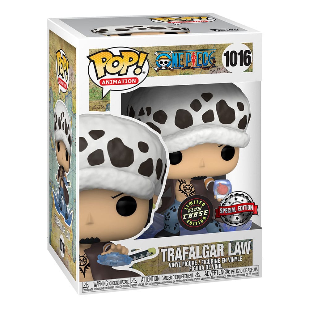 FUNKO POP ONE PIECE TRAFALGAR LAW #1016 SPECIAL EDITION CHASE