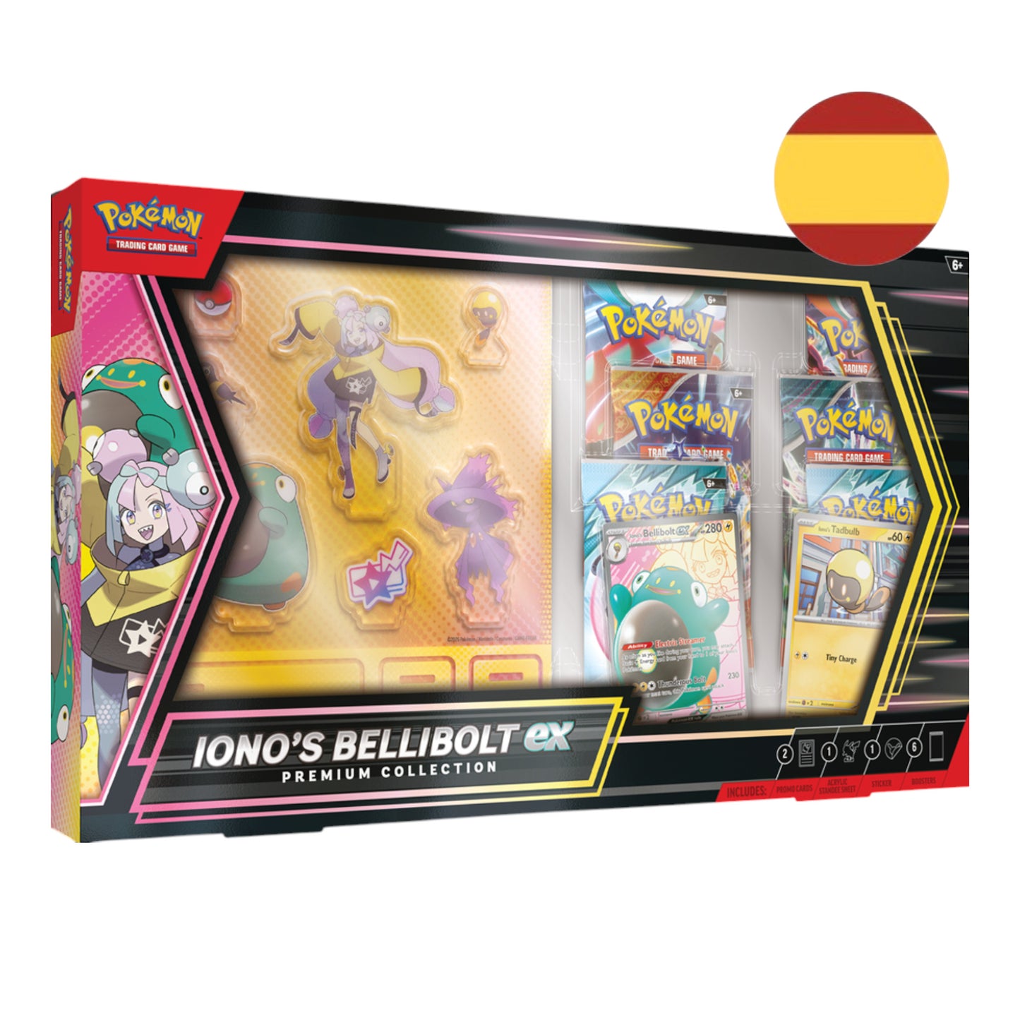 POKEMON TCG PRÉMIUM IONO’S BELLIBOLT EX DE E-NIGMA PREMIUM COLLECTION (ESPAÑOL)