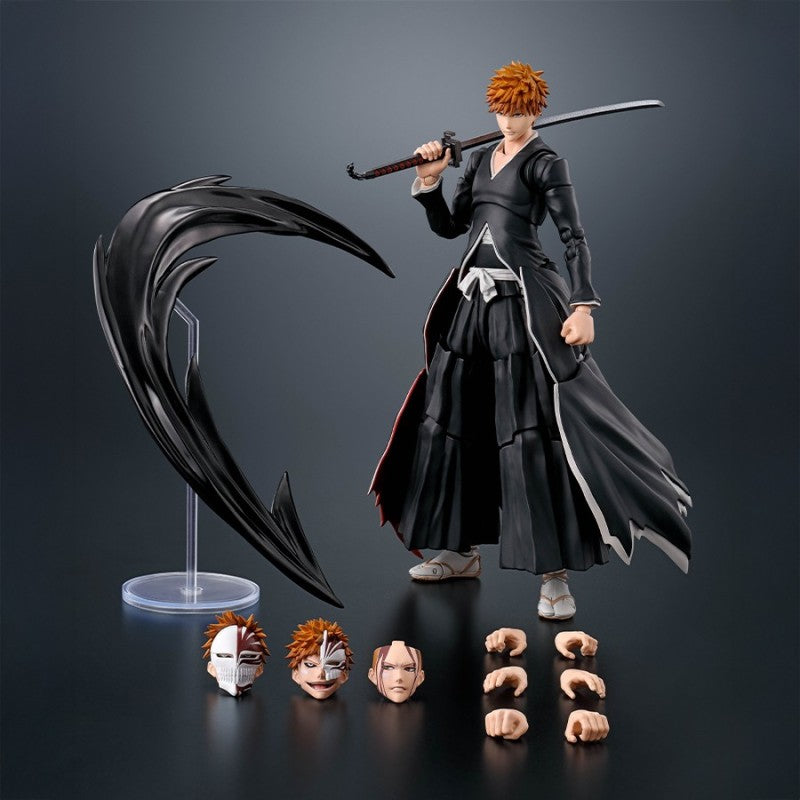 FIGURA ICHIGO KUROSAKI GETSUGATENSHO BLEACH TAMASHII NATIONS - BANDAI SH FIGUARTS