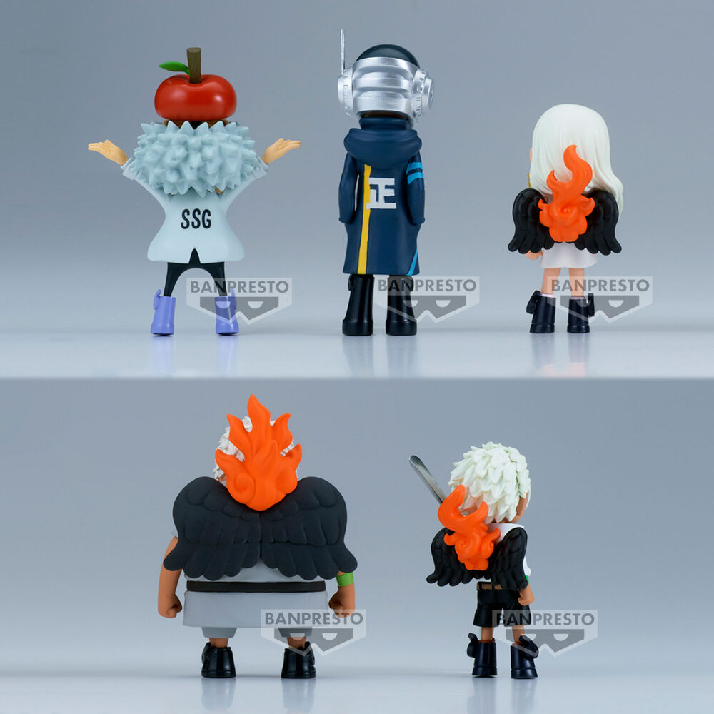 SET WORLD COLLECTABLE FIGURE WCF EGGHEAD 4 ONE PIECE 5 FIGURAS