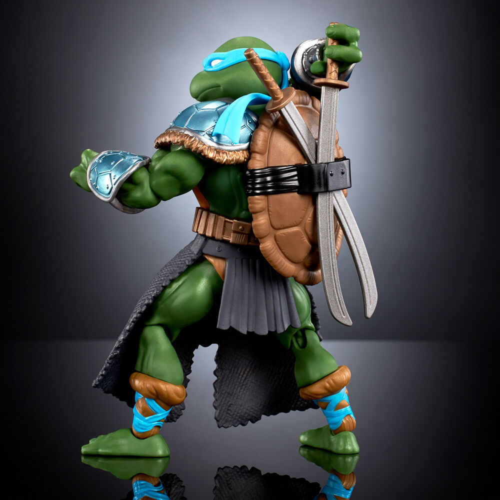 FIGURA STEALTH ARMOR LEONARDO TURTLES OF GRAYSKULL MASTERS OF THE UNIVERSE ORIGINS WAVE 4