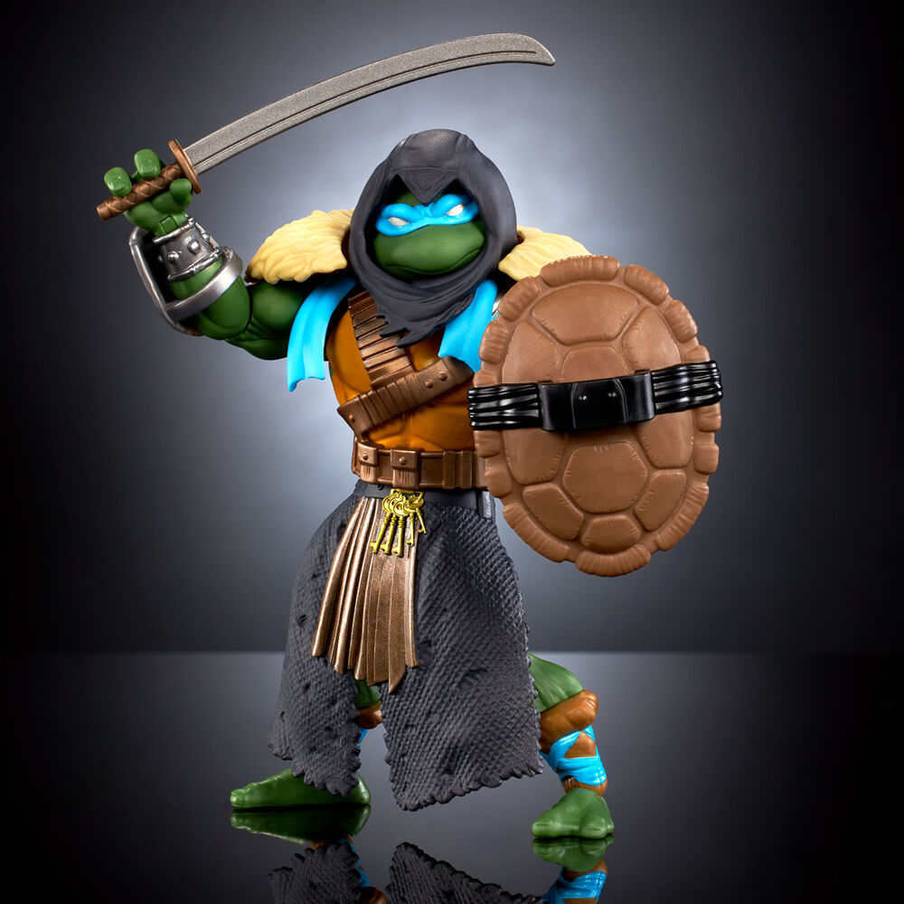 FIGURA STEALTH ARMOR LEONARDO TURTLES OF GRAYSKULL MASTERS OF THE UNIVERSE ORIGINS WAVE 4
