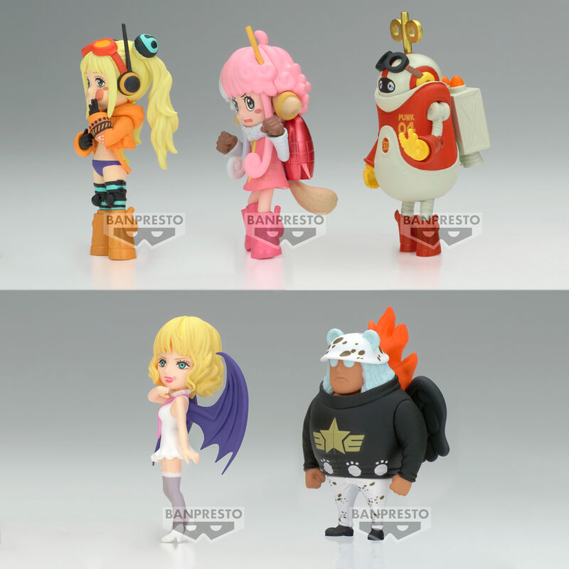 SET WORLD COLLECTABLE FIGURE WCF EGGHEAD 5 ONE PIECE 5 FIGURAS