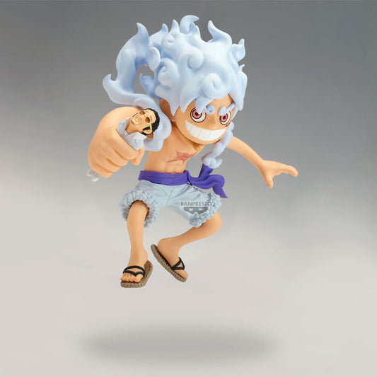 FIGURA ONE PIECE MONKEY D. LUFFY VS BORSALINO MEGA WORLD COLLECTABLE BANPRESTO