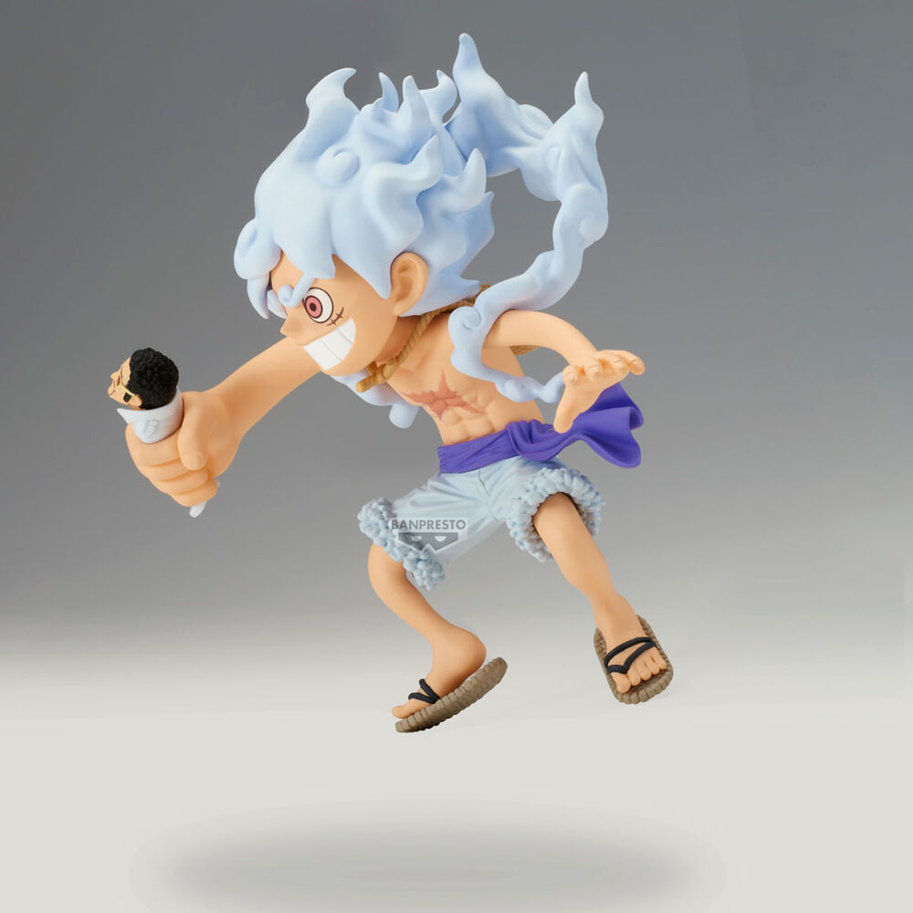FIGURA ONE PIECE MONKEY D. LUFFY VS BORSALINO MEGA WORLD COLLECTABLE BANPRESTO