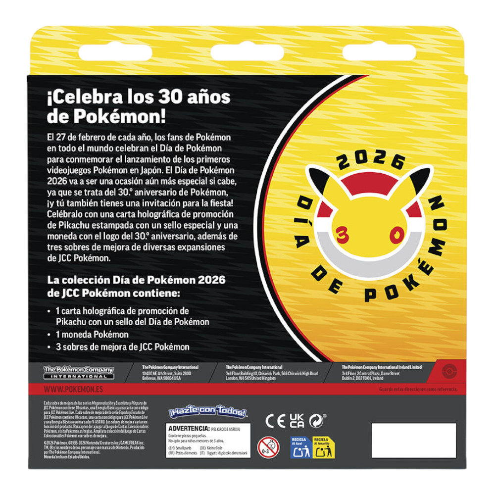 CAJA POKEMON DAY 2026 SPECIAL COLLECTION 30 ANIVERSARIO (ESPAÑOL)