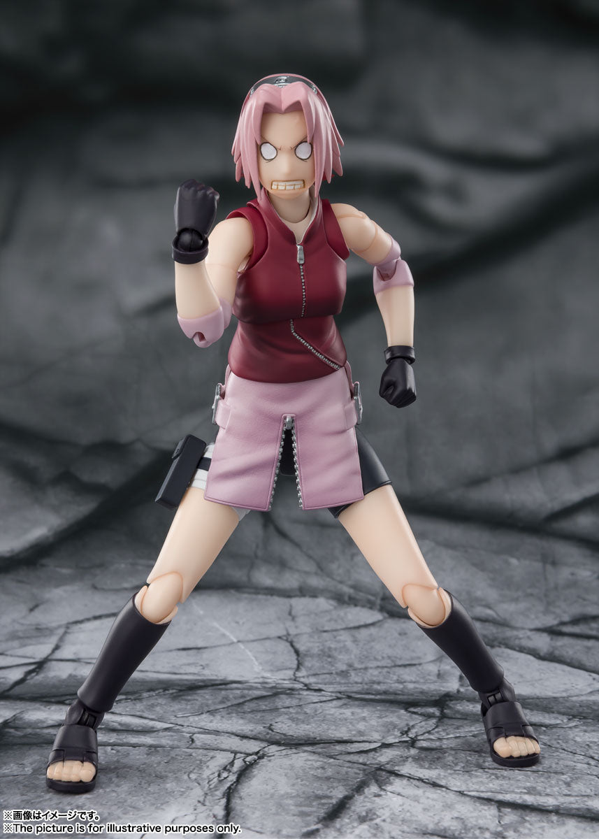 FIGURA SAKURA HARUNO INHERITOR TSUNADE'S INDOMINABLE WILL NARUTO SHIPPUDEN TAMASHII NATIONS - BANDAI SH FIGUARTS