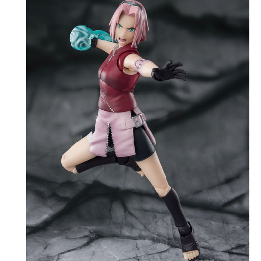 FIGURE SAKURA HARUNO INHERITOR TSUNADE'S INDOMINABLE WILL NARUTO SHIPPUDEN TAMASHII NATIONS - BANDAI SH FIGUARTS
